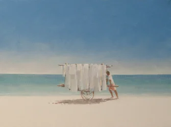 Vendeur de plage à Cuba, 2010
